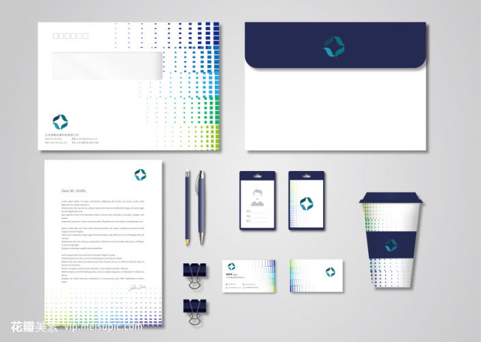 藍(lán)色色塊漸變元素在企業(yè)形象設(shè)計中的應(yīng)用與價值